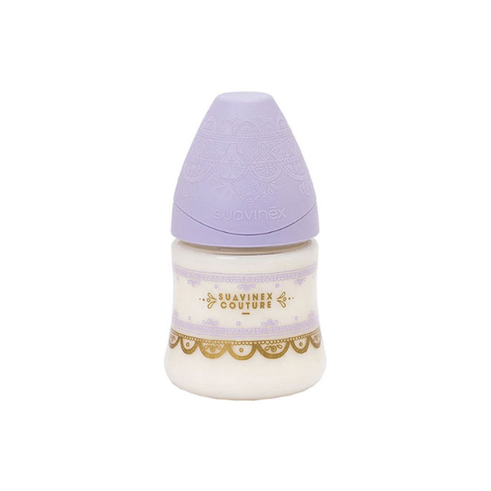 Бутылочка Suavinex Couture фиолетовая 0м+ 150 мл