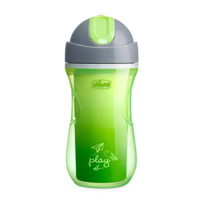 Поильник Chicco Sport Cup зелёный 14м+ 266 мл