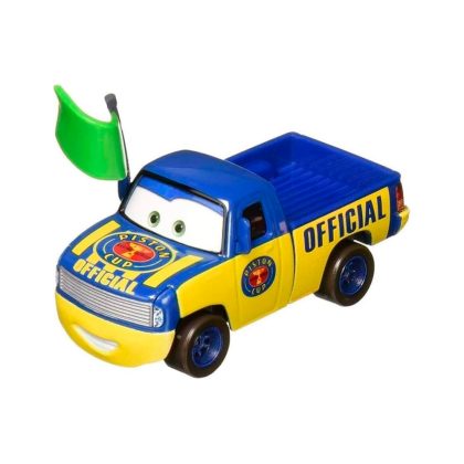 Базовая машинка Mattel из м/ф "Тачки" 1шт DEXTER HOOVER with green flag