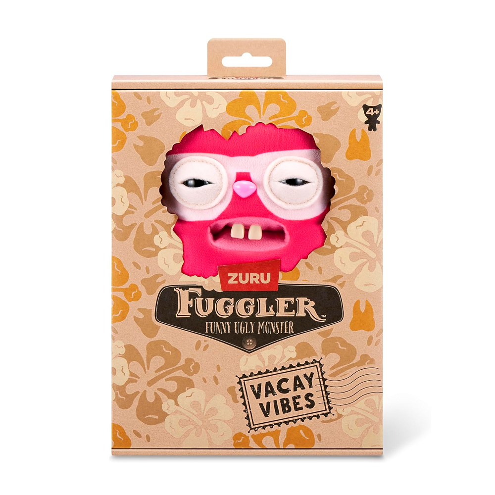 Мягкая игрушка FUGGLER VACAY VIBES PLUSH Розовый зайка — изображение 2