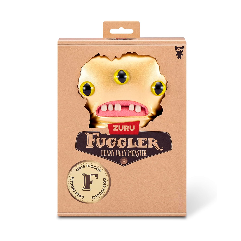 Мягкая игрушка FUGGLER GOLD FUGGS Трехглазый золотой — изображение 2