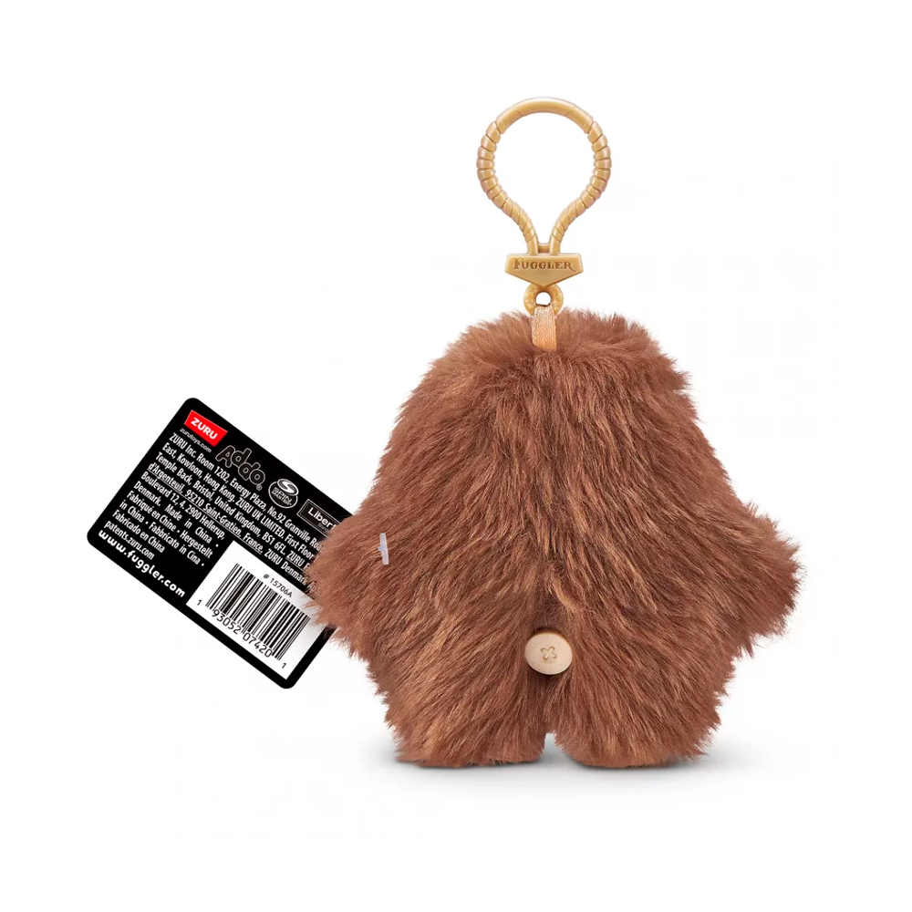 Мягкая игрушка-брелок FUGGLER HANG TAG горилла пушистик 12см — изображение 2