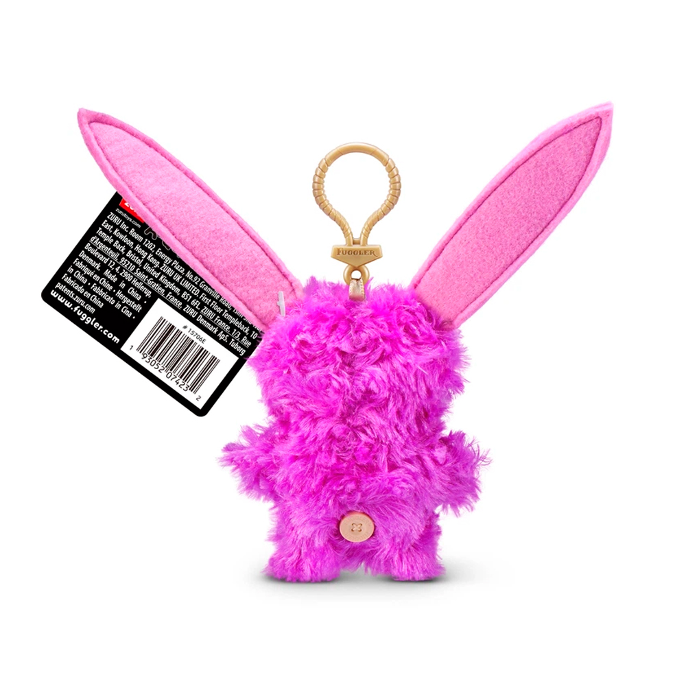 Мягкая игрушка-брелок FUGGLER HANG TAG фиолетовый пушистик 12см — изображение 2