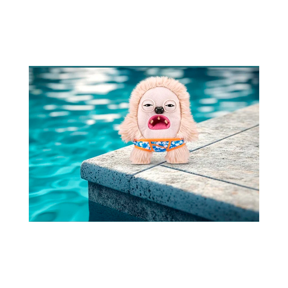 Мягкая игрушка FUGGLER VACAY VIBES PLUSH Белый щенок весельчак — изображение 3