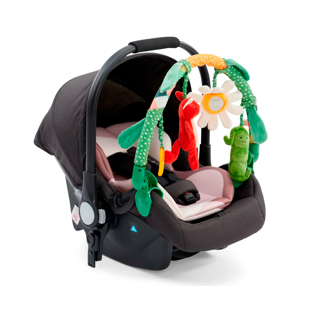 Дуга с игрушками ВЕСЁЛАЯ ГОРКА Happy Baby (green) — изображение 3