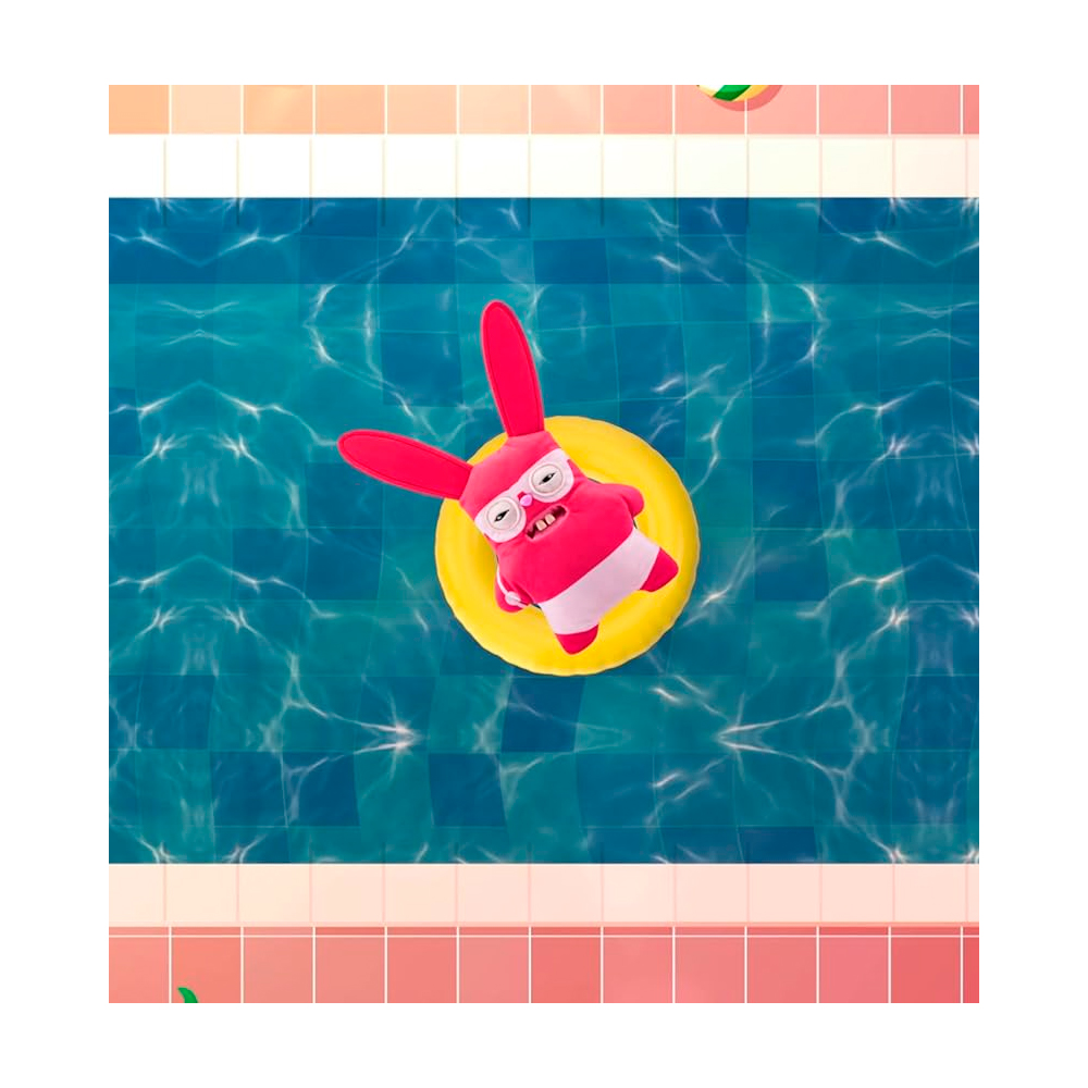 Мягкая игрушка FUGGLER VACAY VIBES PLUSH Розовый зайка — изображение 3