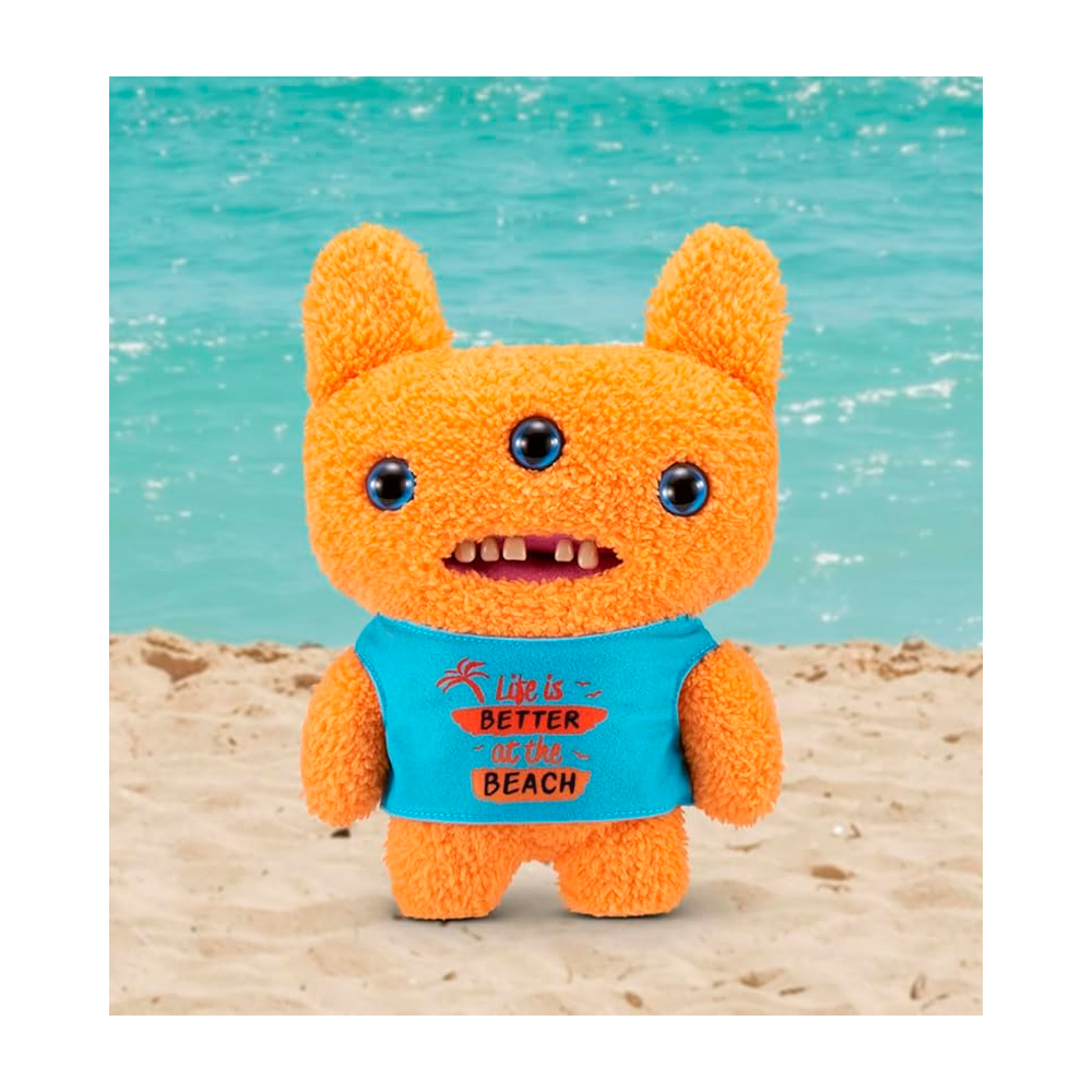 Мягкая игрушка FUGGLER VACAY VIBES PLUSH Оранжевый в синей футболке — изображение 3