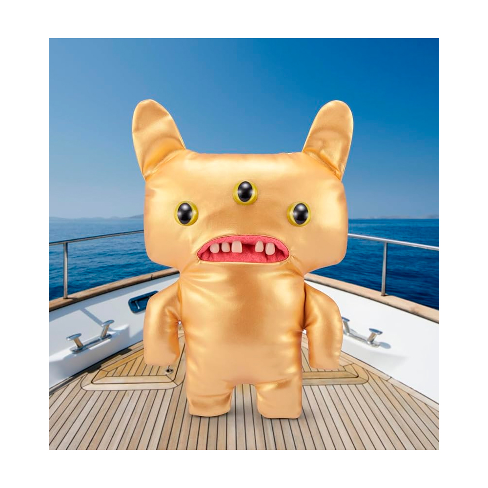 Мягкая игрушка FUGGLER GOLD FUGGS Трехглазый золотой — изображение 3