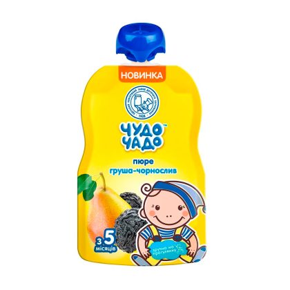 Пюре Чудо-чадо груша и чернослив 90гр