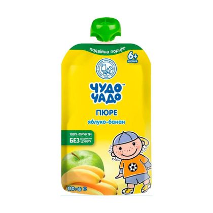 Пюре Чудо-чадо яблоко-банан 180гр