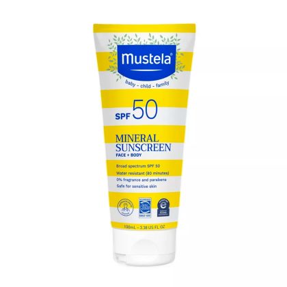 Солнцезащитный крем Mustela SPF 50+ 100 мл