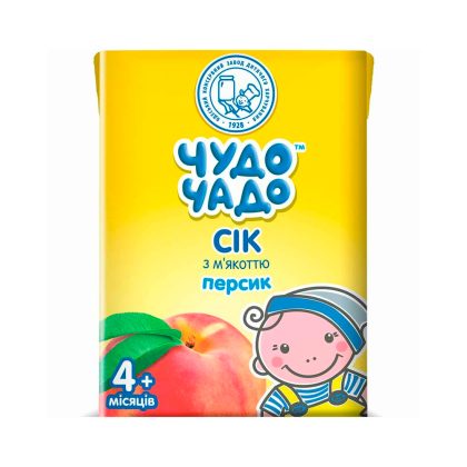 Сок Чудо-чадо персиковый с мякотью 200мл