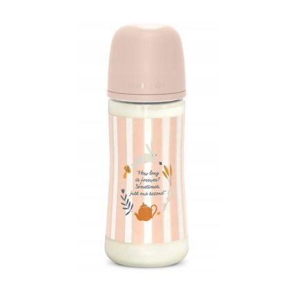 Бутылочка пластиковая Suavinex Wonderland 360мл розовая