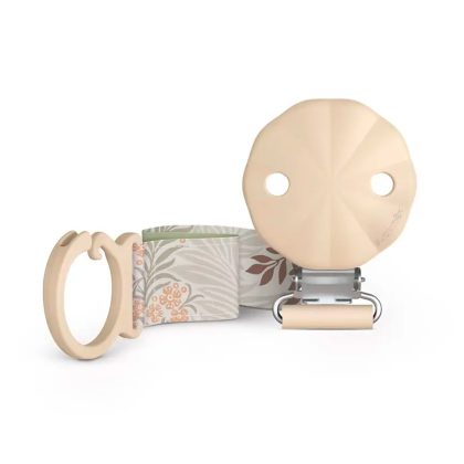 Держатель для пустышки Suavinex Poetry бежевый/зеленый