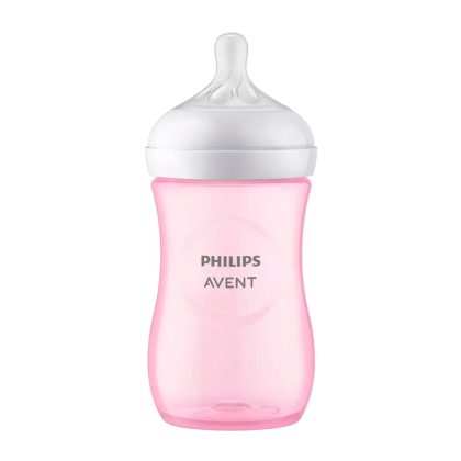 Бутылочка Philips Avent Natural Response 1 м+ 260мл 1шт розовая