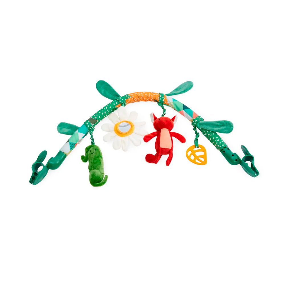 Дуга с игрушками ВЕСЁЛАЯ ГОРКА Happy Baby (green)