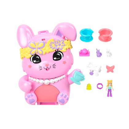 Набор Polly Pocket Big Pocket World розовый котенок с аксессуарами