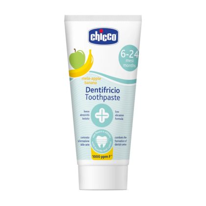 Зубная паста Chicco Яблоко-бана с фтором от 6 месяцев  50 мл