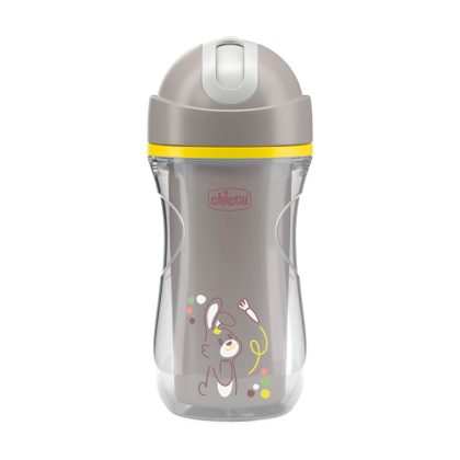 Поильник Chicco Sport Cup серый 14м+ 266 мл