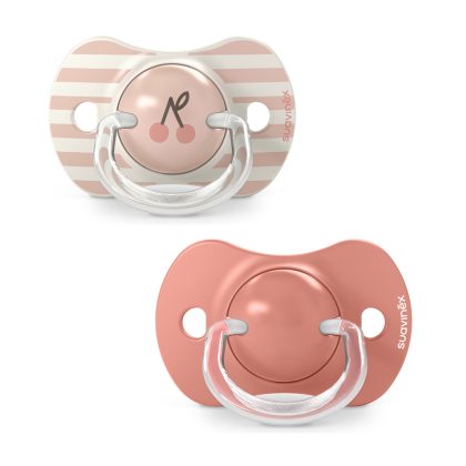 Пустышка Suavinex Birdies 18м+ 2шт розовая