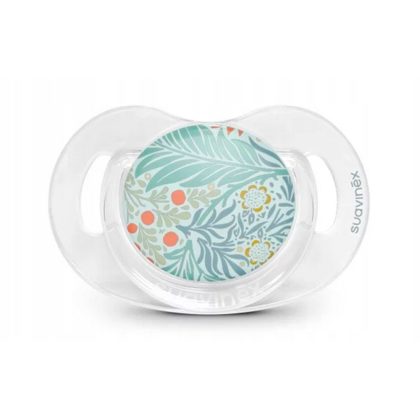 Пустышка Suavinex Poetry 18м+ голубая