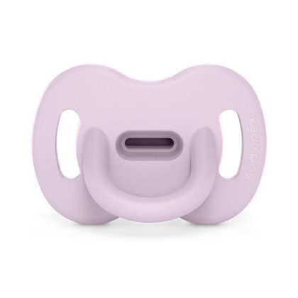 Пустышка силиконовая физиологическая Suavinex 6-18мес лиловая