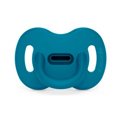 Пустышка силиконовая физиологическая Suavinex 6-18мес голубая