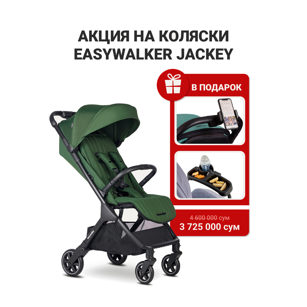 Прогулочная коляска Easywalker Jackey2 Deep Green