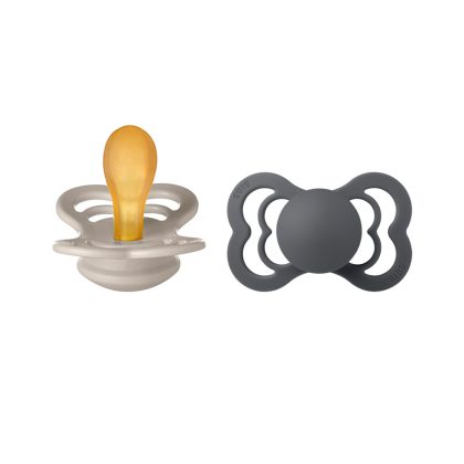 Пустышка BIBS SUPREME SAND/IRON 2шт 6-18м