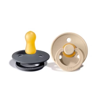 Пустышка BIBS Colour Iron/Sand 0-6м 2шт