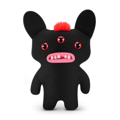 Мягкая игрушка HAIRY FUGGS PLUSH Черный трехглазик с красным хвостом