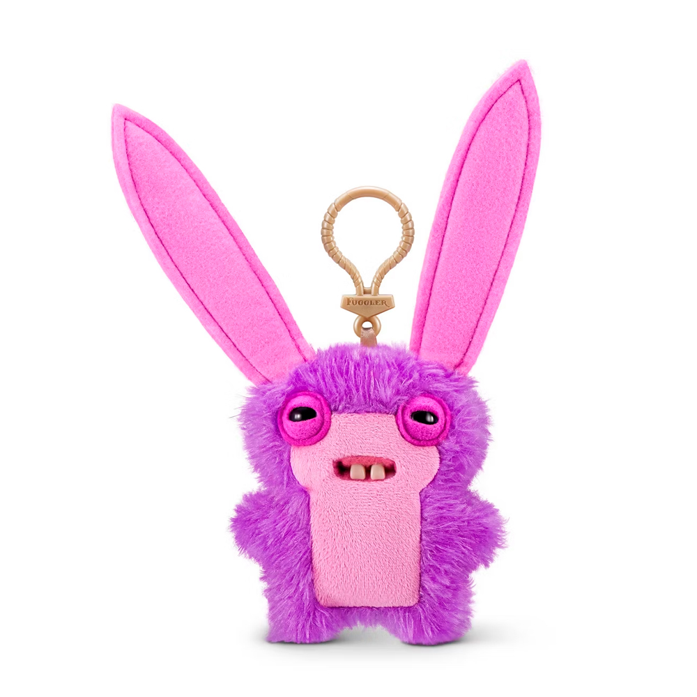 Мягкая игрушка-брелок FUGGLER HANG TAG фиолетовый пушистик 12см
