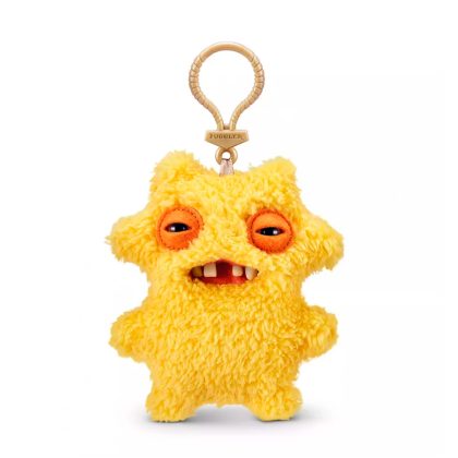 Мягкая игрушка-брелок FUGGLER HANG TAG желтый пушистик 12см