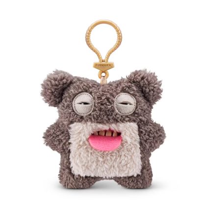 Мягкая игрушка-брелок FUGGLER HANG TAG серый пушистик 12см