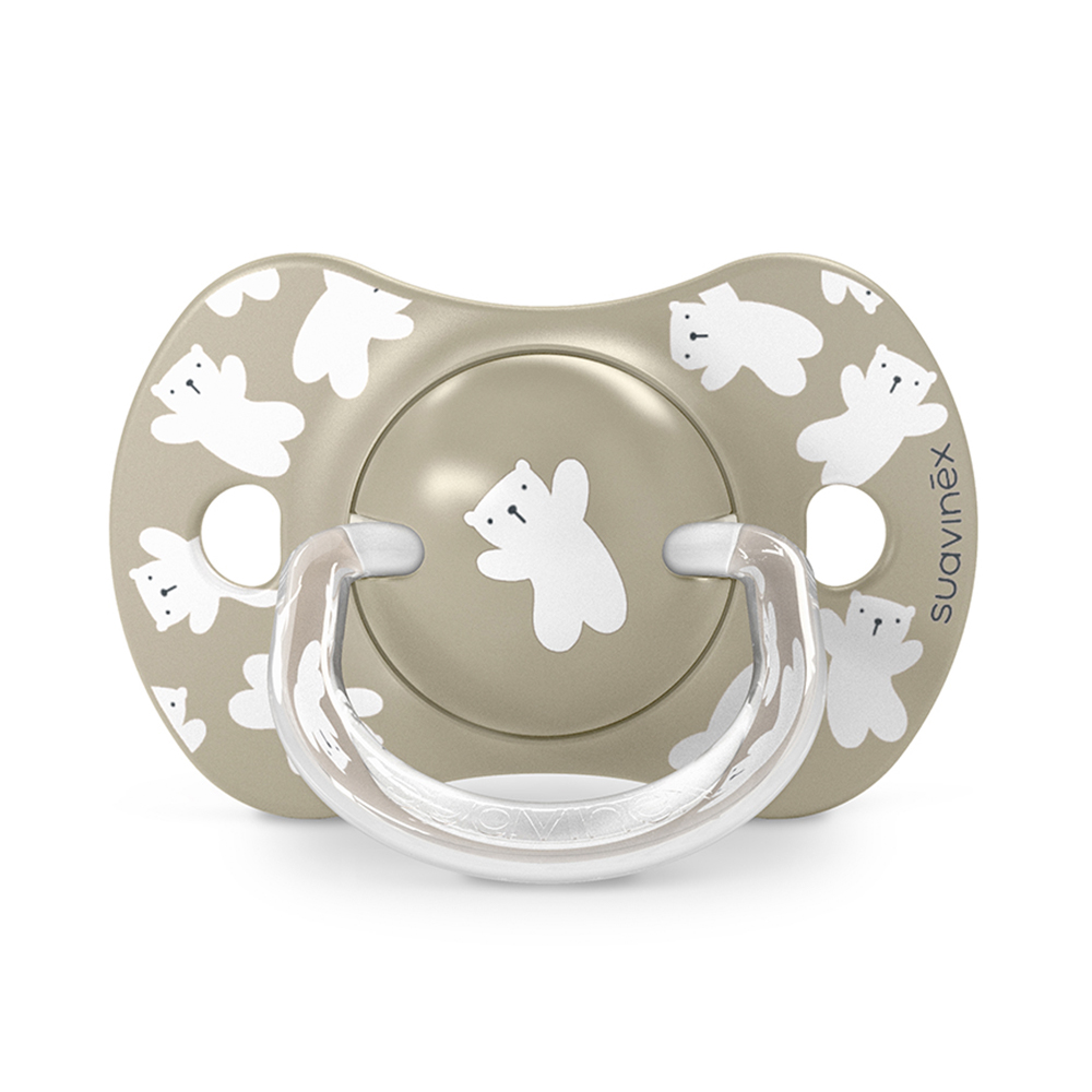 Пустышка Suavinex Wild 18м+ 2шт бежевая — изображение 2