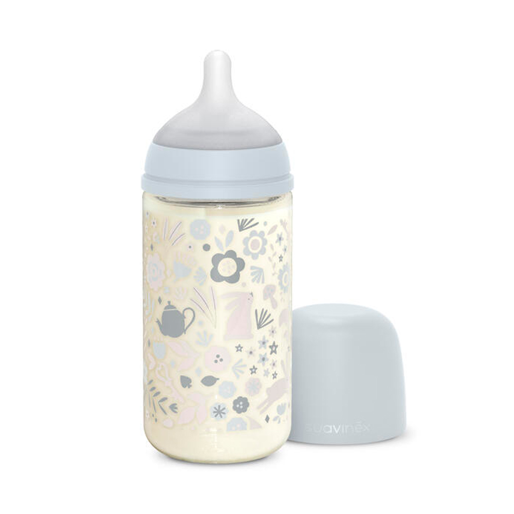 Бутылочка стеклянная Suavinex Wonderland 240мл голубая либерти — изображение 3