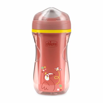 Поильник Chicco Active Cup розовый 14м+ 266 мл