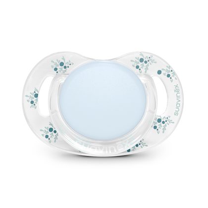 Пустышка Suavinex Poetry 0-6м голубая