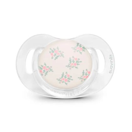 Пустышка Suavinex Poetry 6-18м розовая