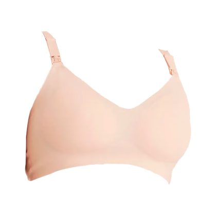 Бесшовный бюстгальтер для кормления Momcozy Бежевый S