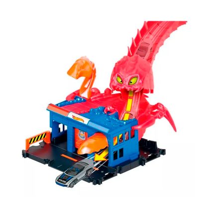 Автотрек Hot Wheels Scorpion Город со зверем