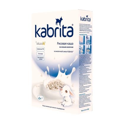 Kabrita® Рисовая каша на козьем молочке» с 4 месяцев, 180г
