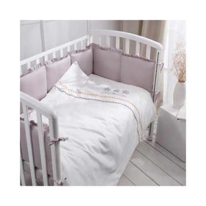 Комплект постельных принадлежностей для детей "Toys Sateen Collection" (серый)т.з.Perina