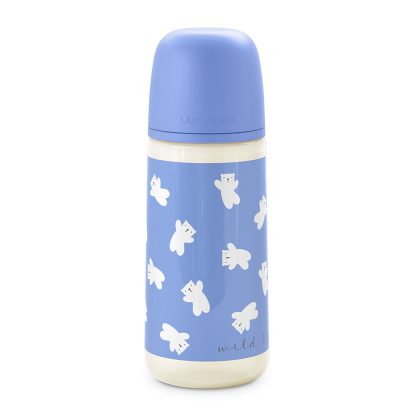 Бутылочка пластиковая Suavinex Wild 360мл голубая