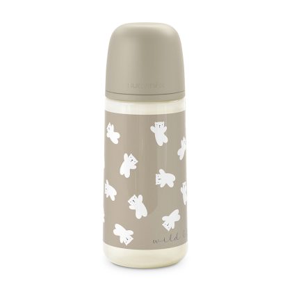 Бутылочка пластиковая Suavinex Wild 360мл бежевая