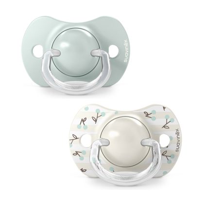 Пустышка Suavinex Birdies 0-6м 2шт зеленая