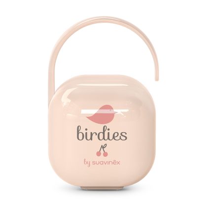 Футляр для пустышки Suavinex Birdies розовый