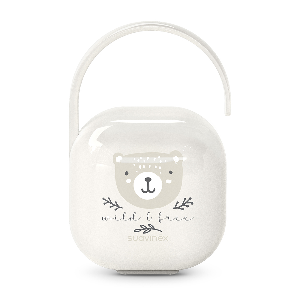 Футляр для пустышки Suavinex Wild бежевый