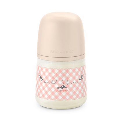 Бутылочка пластиковая Suavinex Wiid 0м+ 150мл розовая