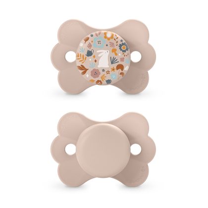 Пустышка Suavinex Wonderland 6-18м 2шт розовая